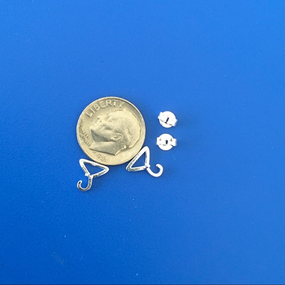 Teeny tiny hanger earrings RESTOCKED - Picture 3 of 5